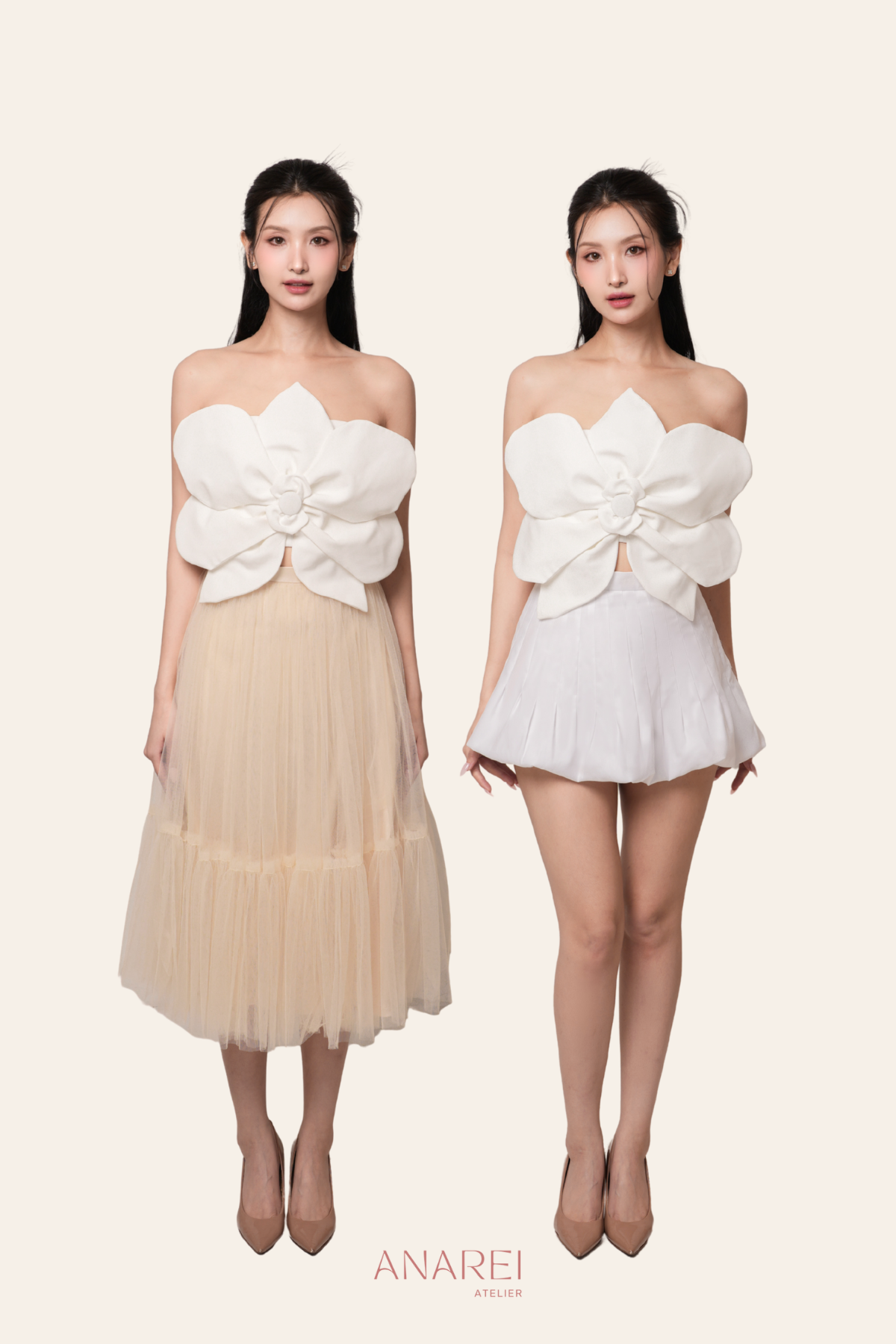 Bloom top (White)