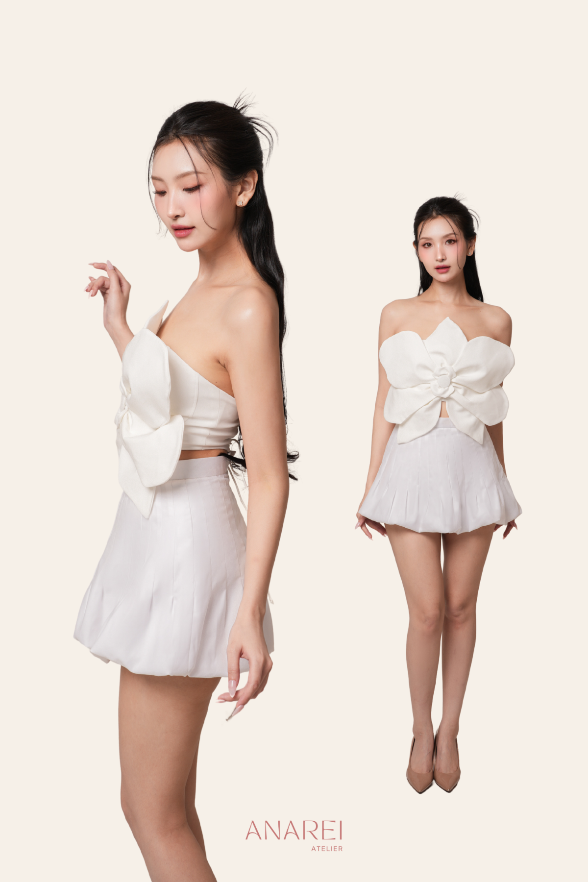 Bloom top (White)