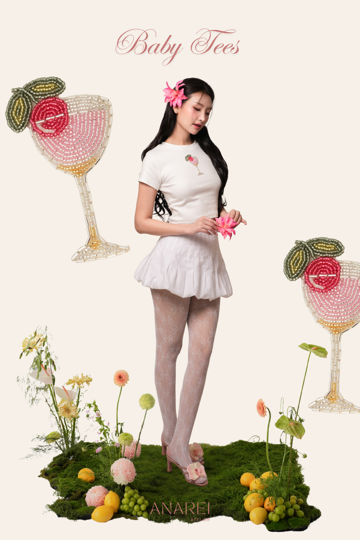 Cocktail Baby Tee