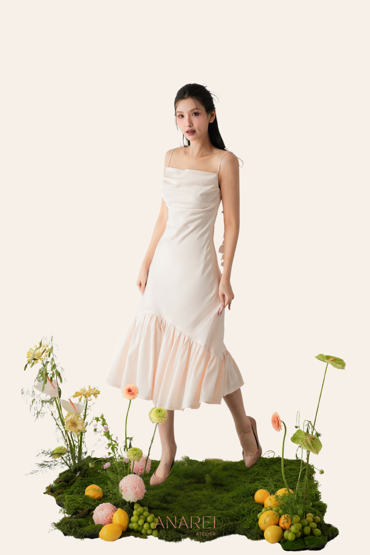 Aurora dress (Ivory)
