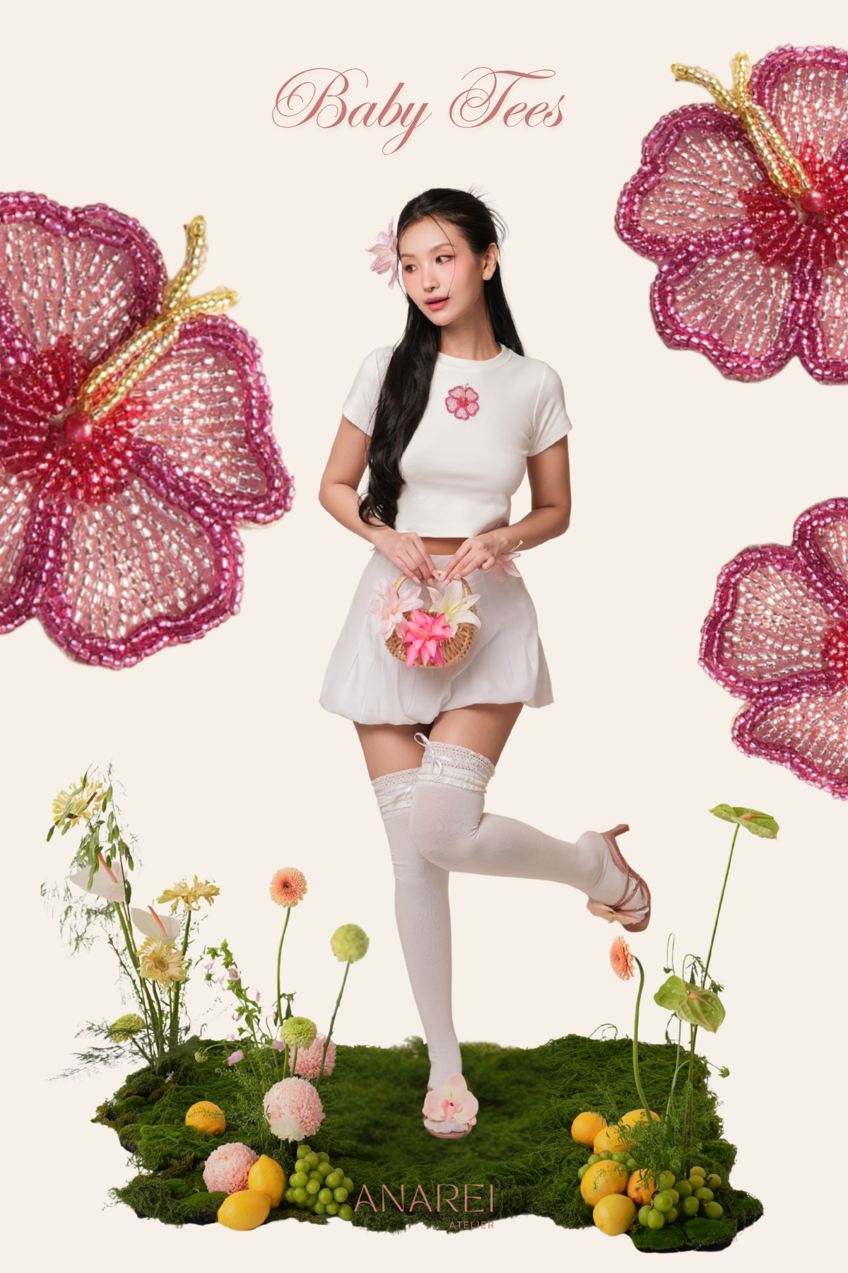Flower Baby Tee