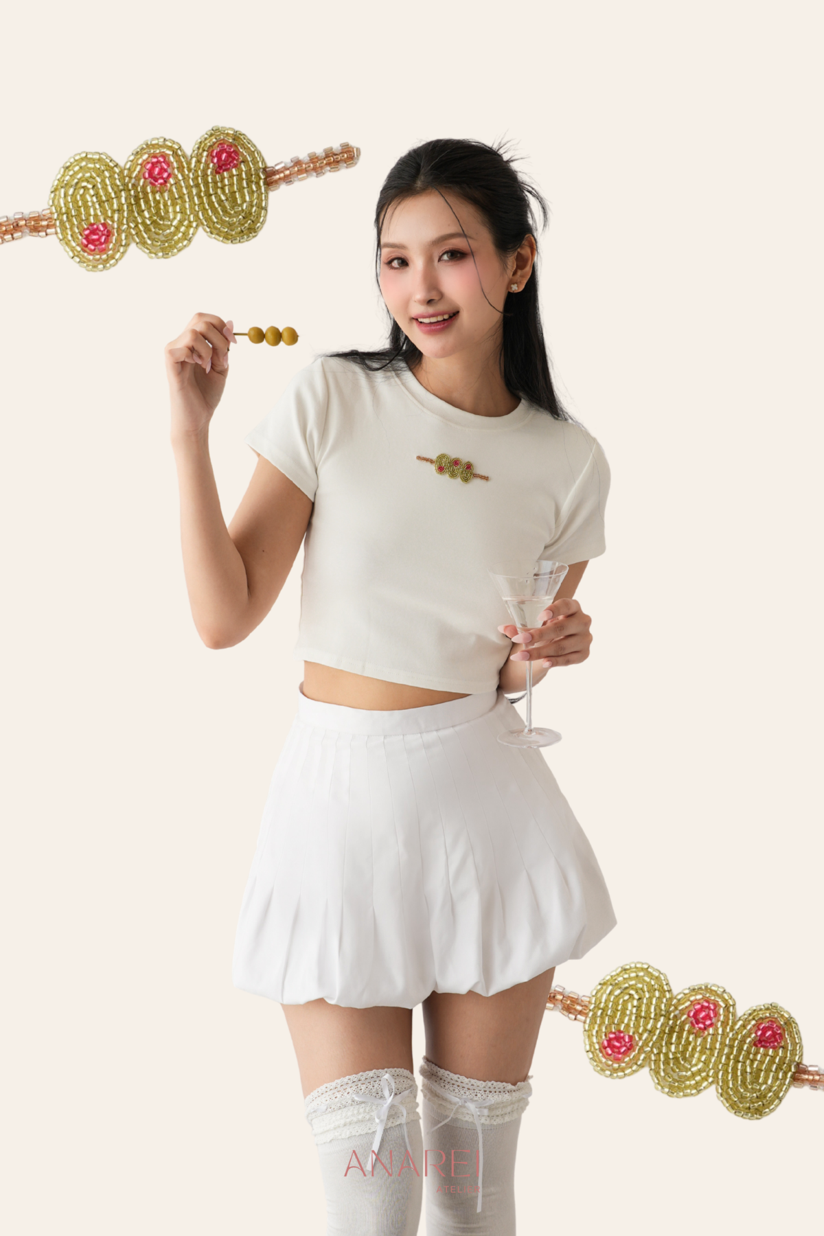 Olive Baby Tee