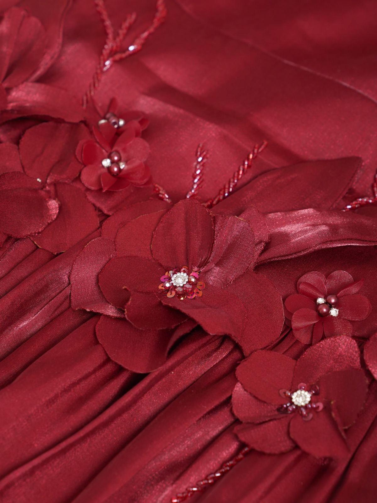 Emorie Dress (Maroon)