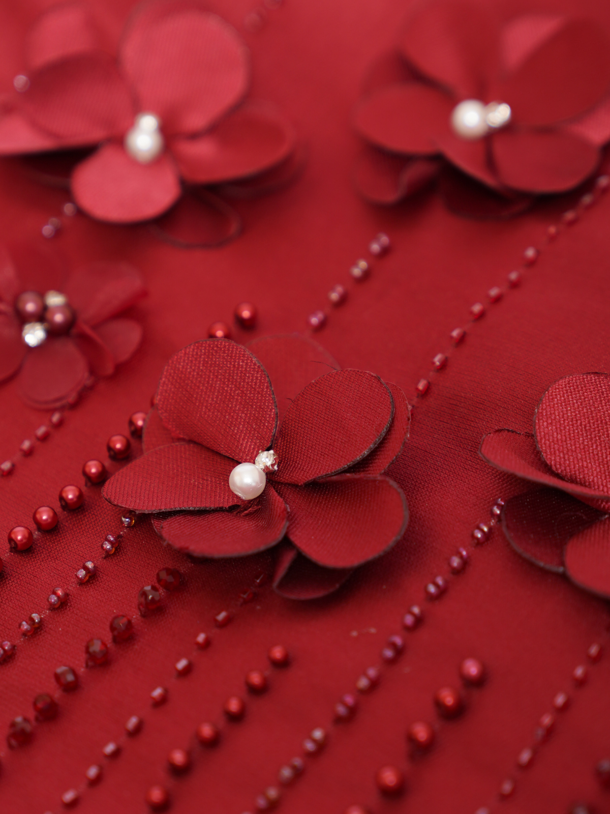 Luna Dress (Maroon)