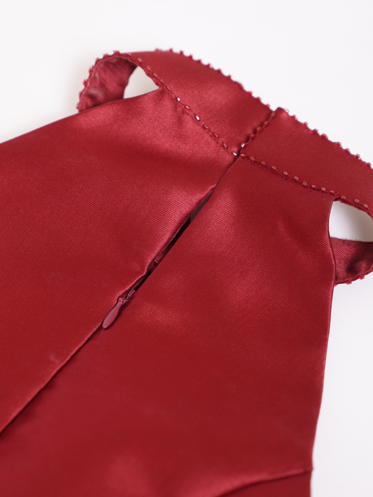 Luna Dress (Maroon)