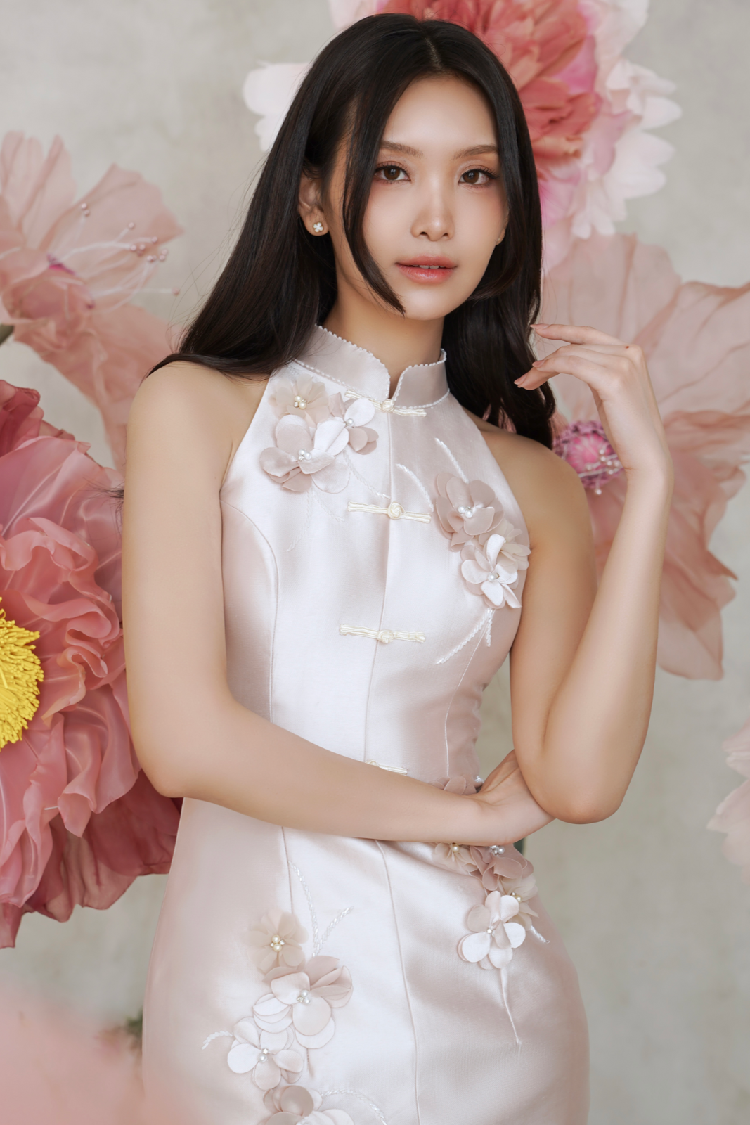 Camellia Dress (Ivory)