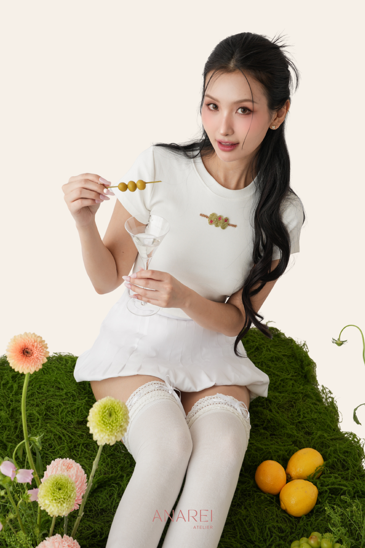 Olive Baby Tee